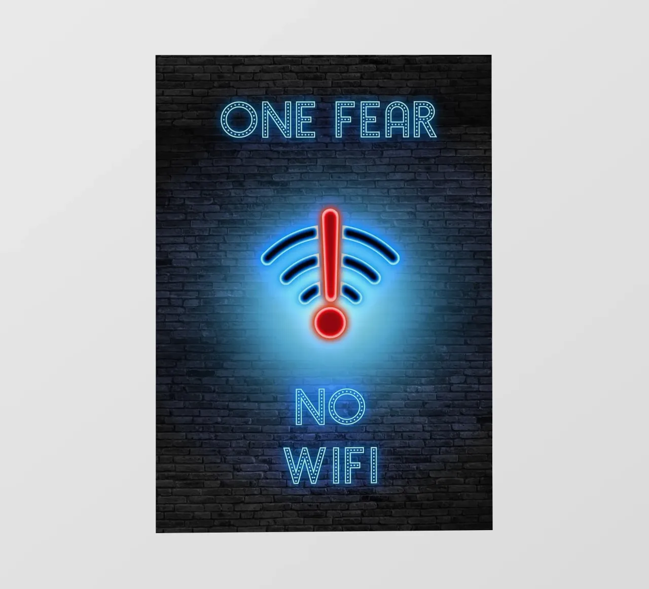 NO WIFI pellicola backlit da Charlotte Gagnon