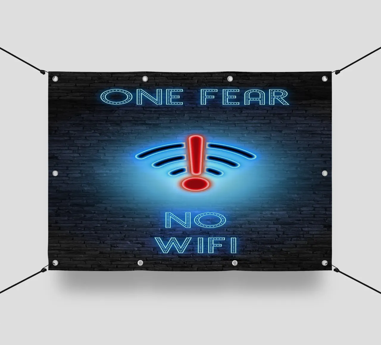 NO WIFI telo in pvc da Charlotte Gagnon
