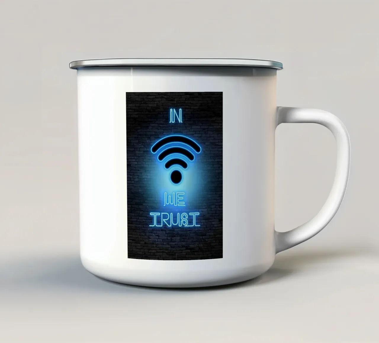 PODCAST tazza in smalto da Charlotte Gagnon