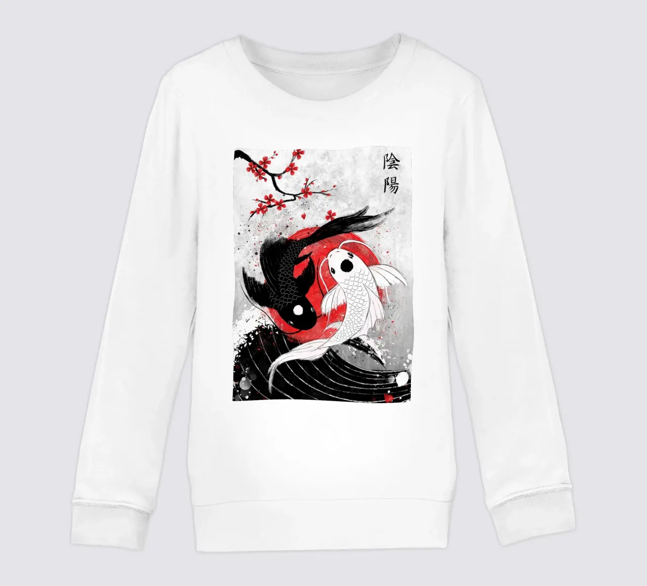 Pesce Koi Yin Yang RubyArt felpa bambino da mesa