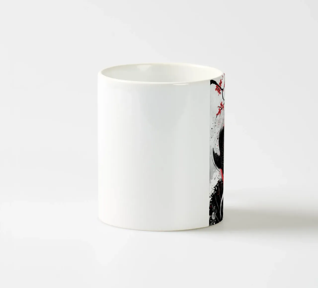Pesce Koi Yin Yang RubyArt tazza in ceramica da mesa