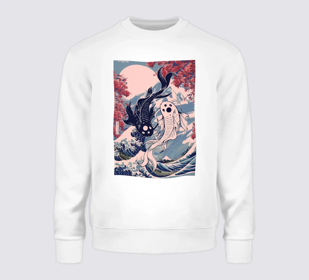 Pesce koi Yin yang Giappone felpa da mesa