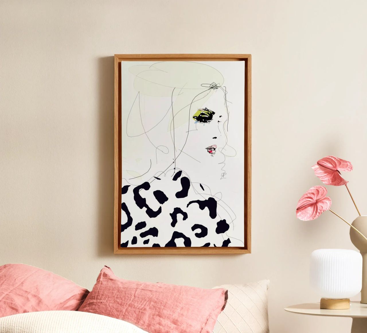 Draw the line canvas by Leigh Viner