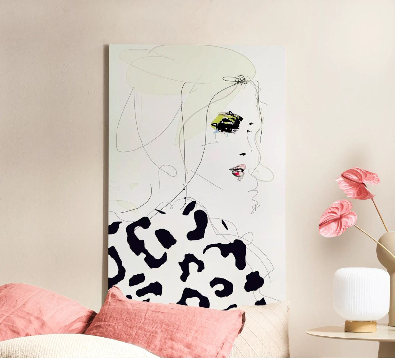 Draw the line canvas by Leigh Viner