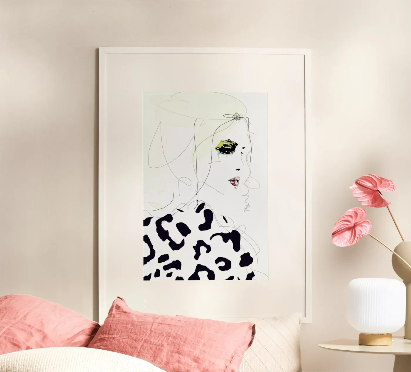 Draw the line poster da Leigh Viner