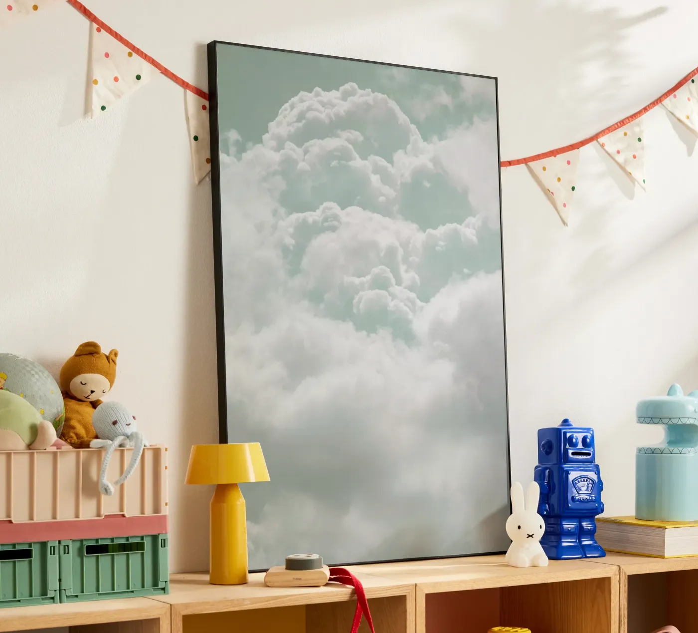 Wolken #7 aluminium-dibond van Tal Paz-Fridman