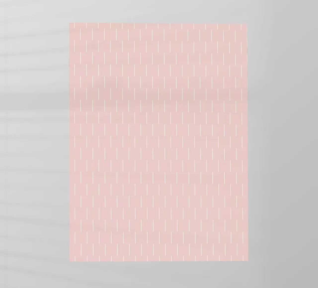 Linee minimaliste Basic Scandinavian Chic | Bianco su Dusty Blush pellicola backlit da Beauty in Simplicity