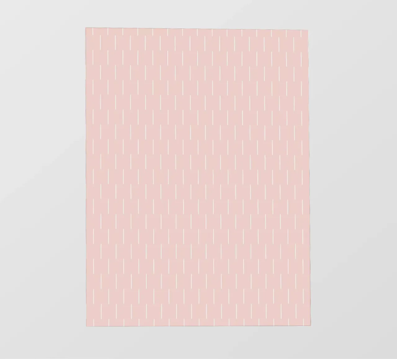 Linee minimaliste Basic Scandinavian Chic | Bianco su Dusty Blush telo in pvc da Beauty in Simplicity