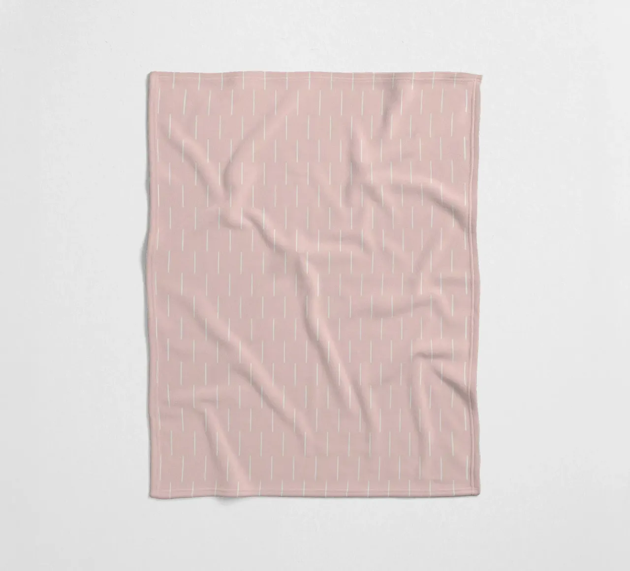 Linee minimaliste Basic Scandinavian Chic | Bianco su Dusty Blush coperta in pile da Beauty in Simplicity