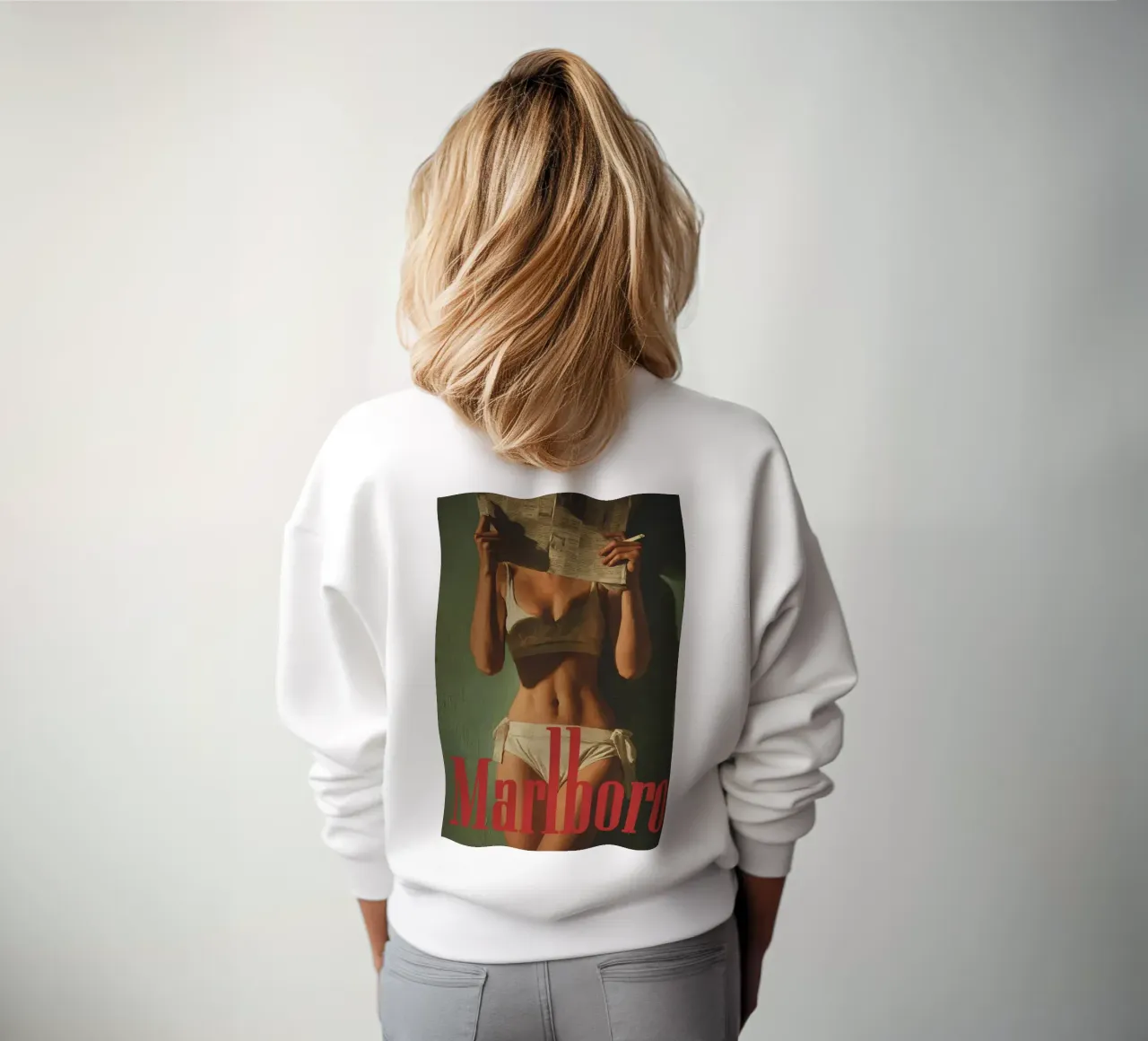 Ragazza bikini retrò felpa da janna shop