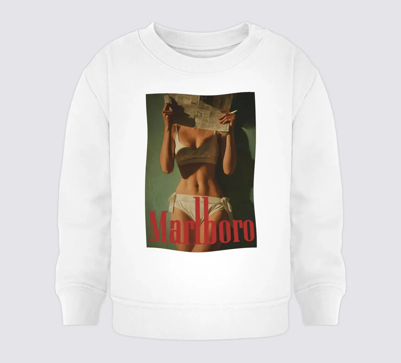 Ragazza bikini retrò felpa neonato da janna shop