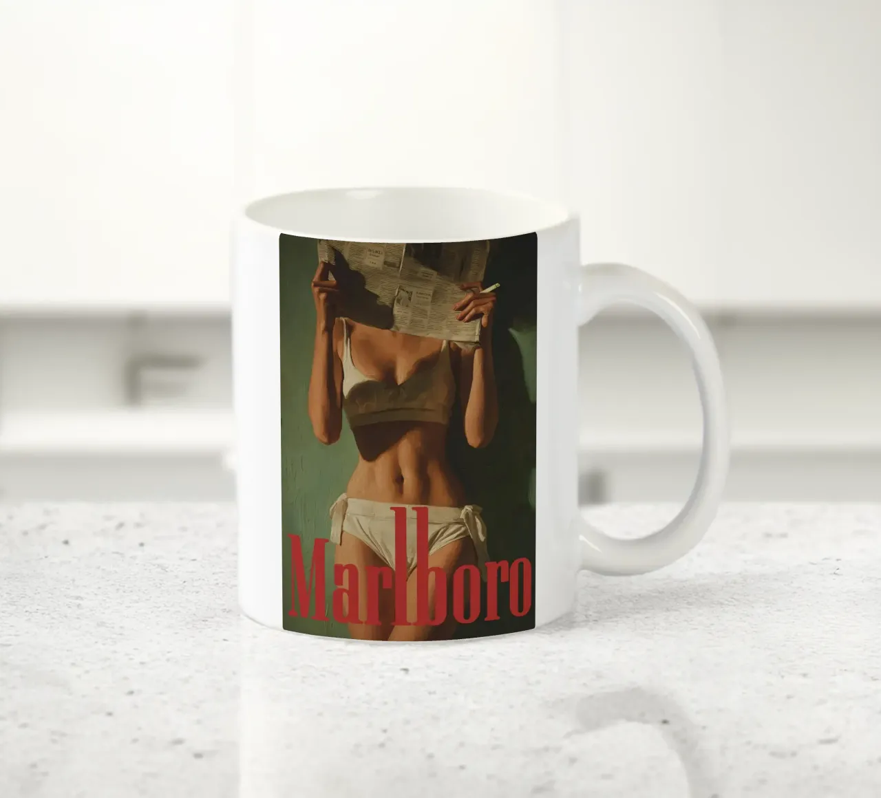 Ragazza bikini retrò tazza in ceramica da janna shop