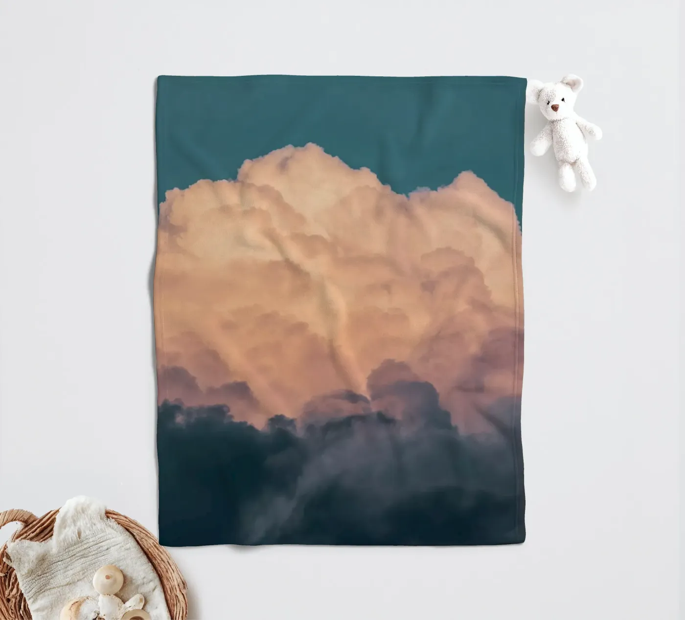 Clouds #8 fleecedeken van Tal Paz-Fridman