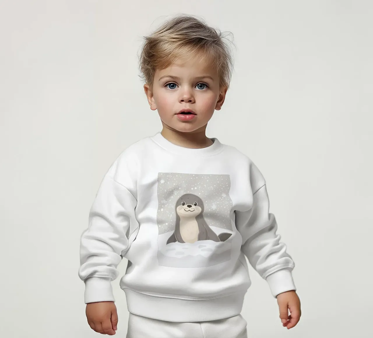 Sigillo stravagante felpa neonato da Happy Littles