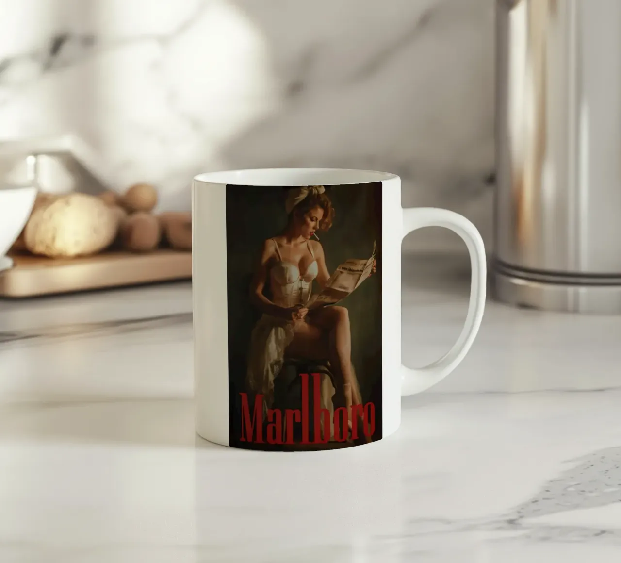 Pin Up d'epoca tazza in ceramica da janna shop