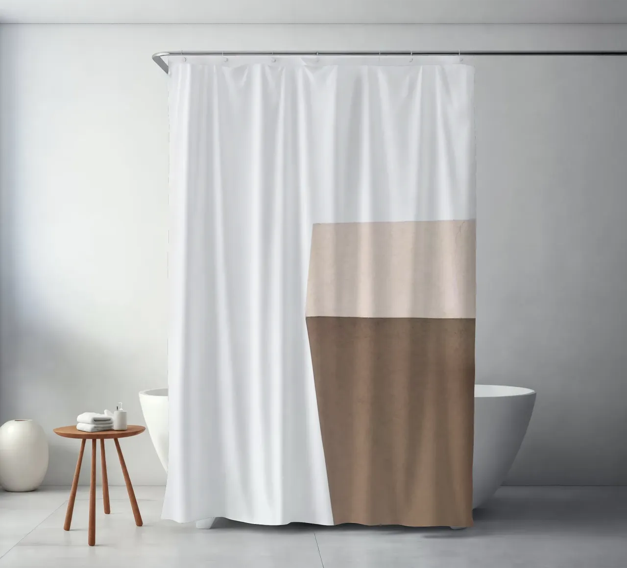 Elements in Architecture #1 shower curtain by Tal Paz-Fridman