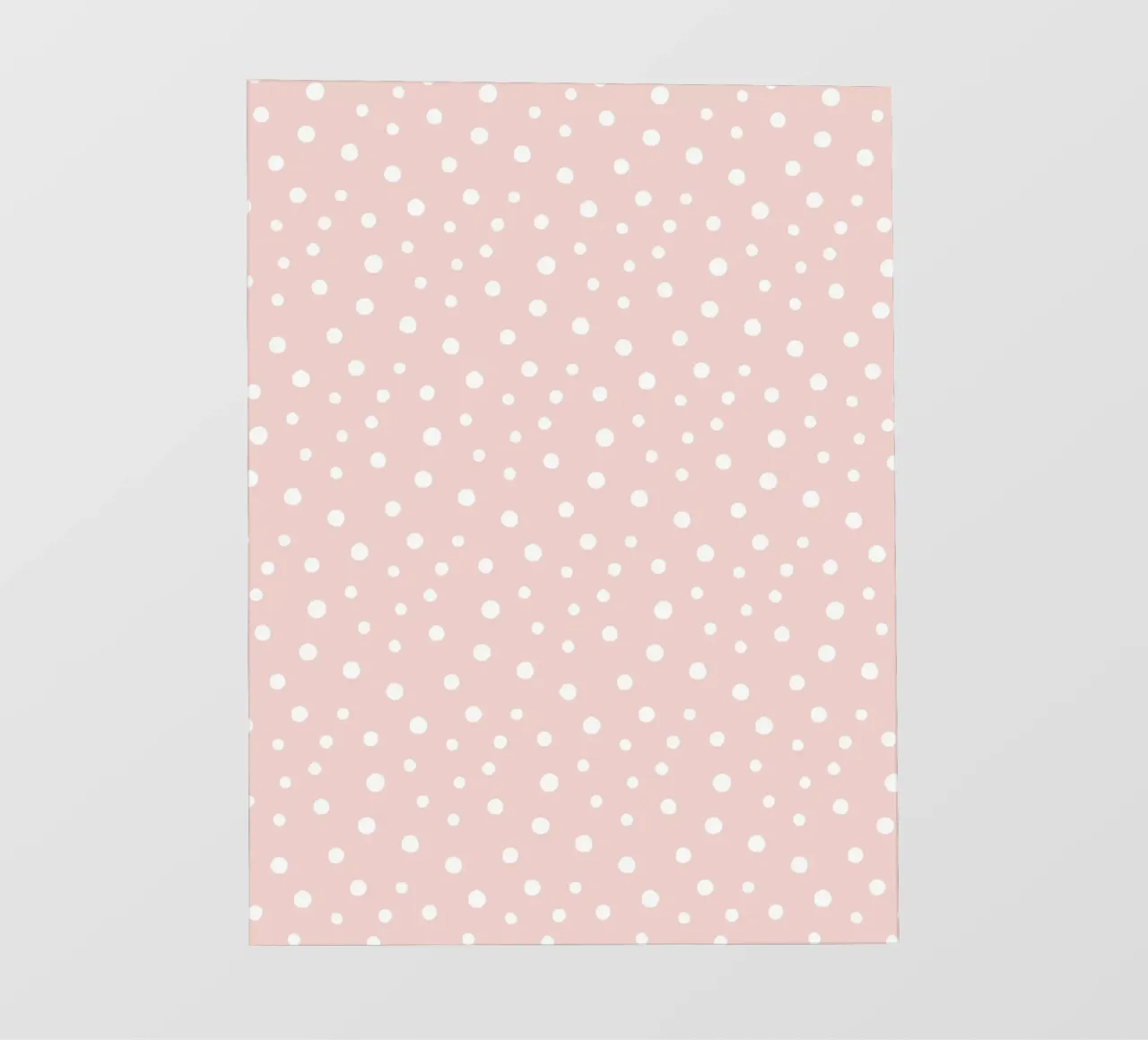 Minimal Chic disegnato a mano a pois bianchi su polvere di frassino pellicola backlit da Beauty in Simplicity