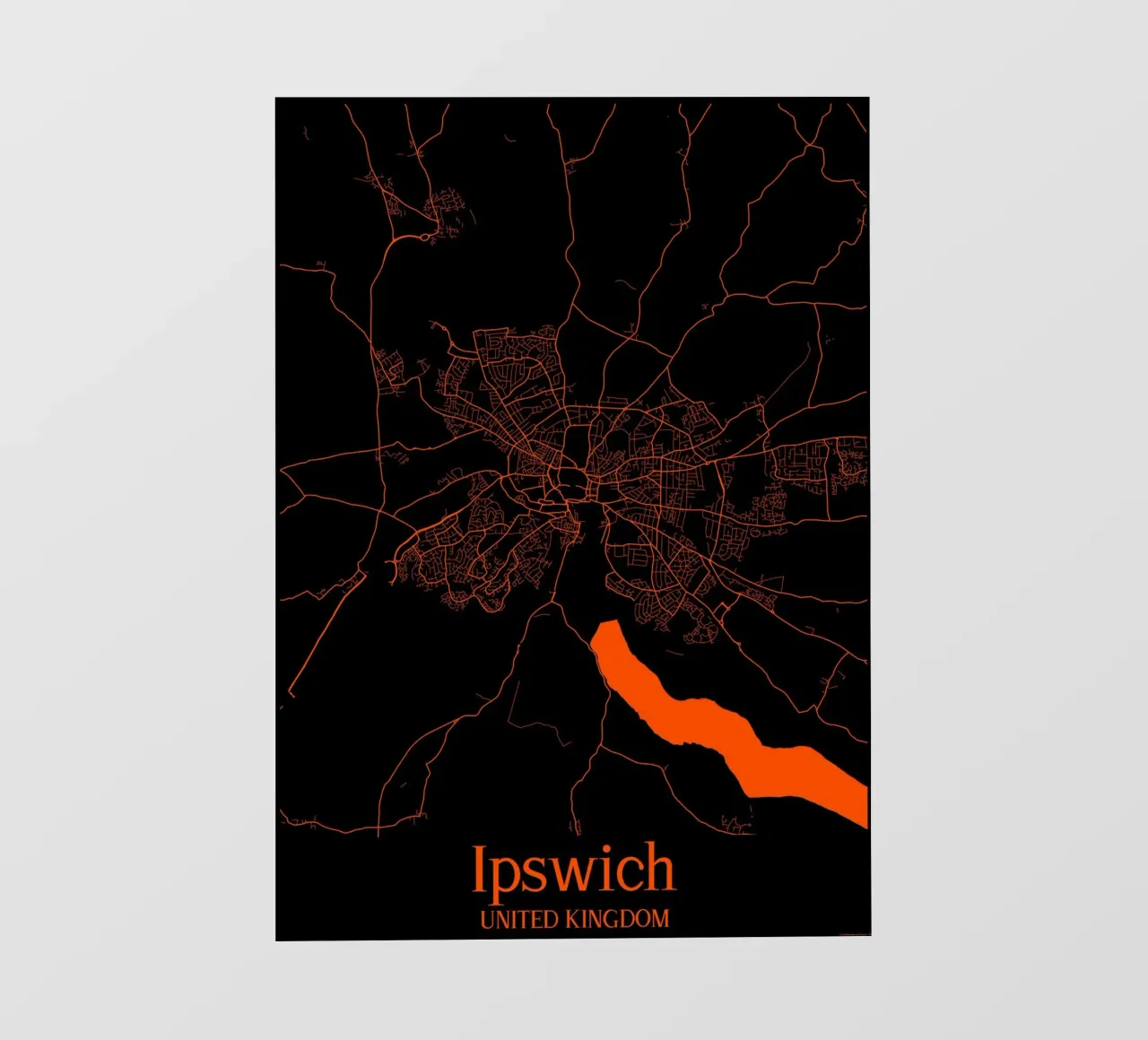 Ipswich fotobehang van MiMap