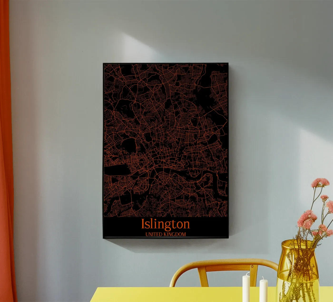 Islington acryl van MiMap
