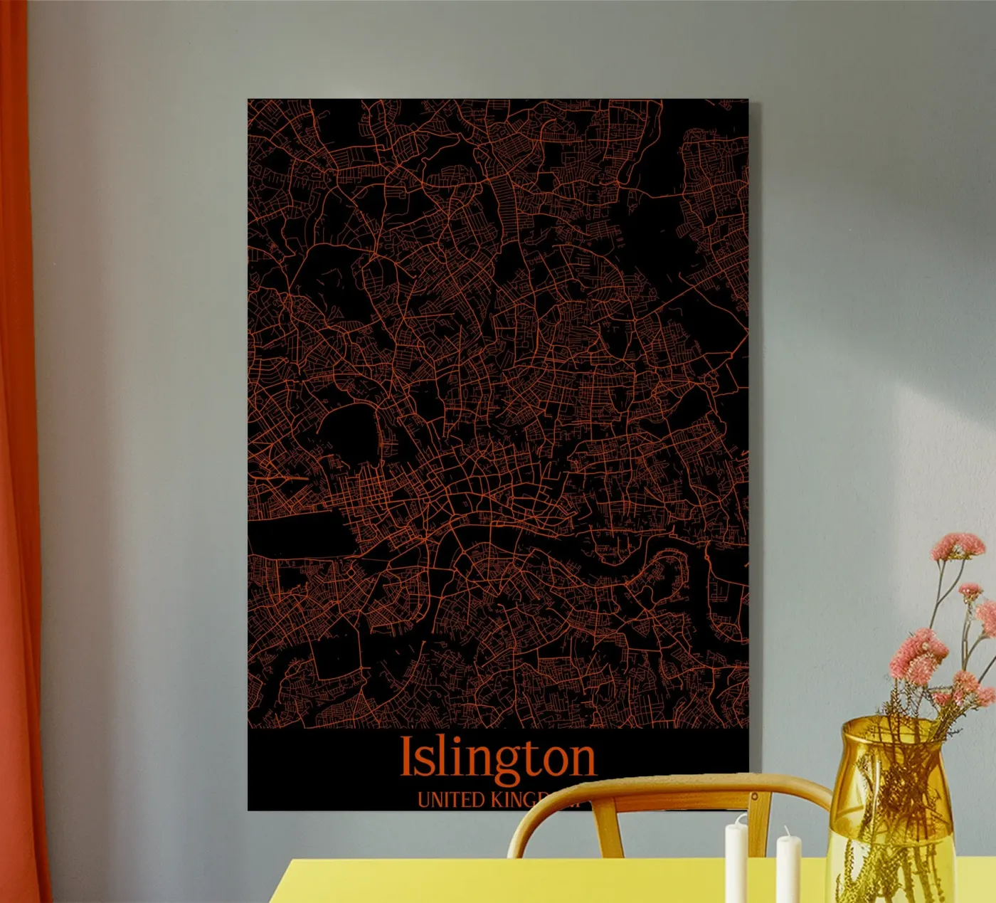 Islington acryl van MiMap