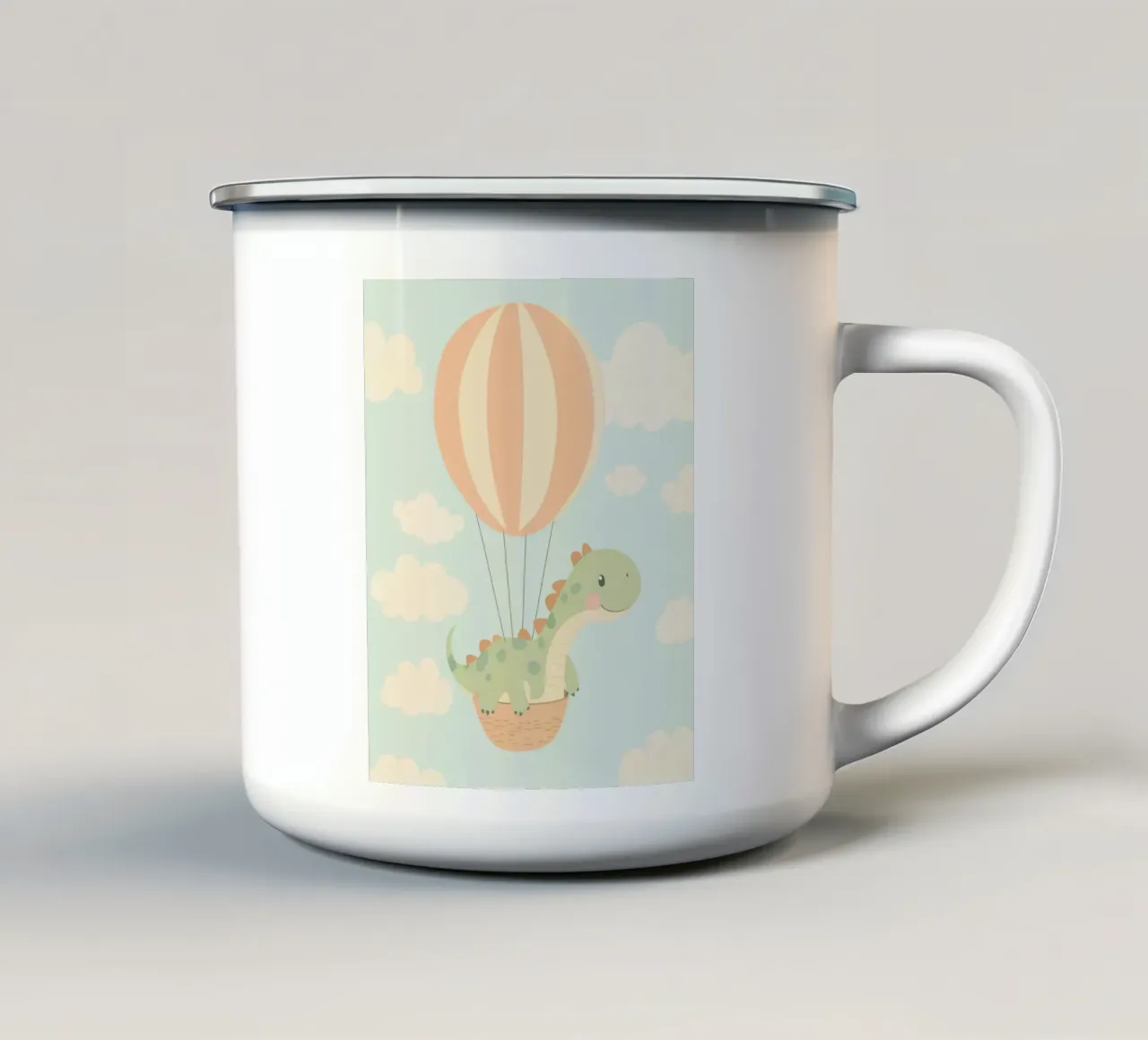 Dino stravagante tazza in smalto da Happy Littles