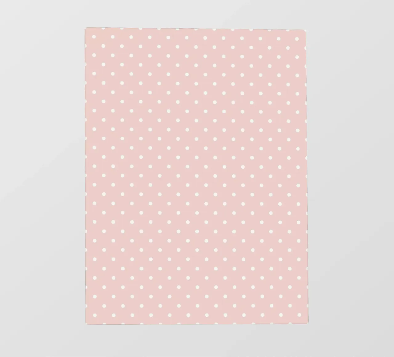 Minimal Basic Classic Polka Dots | White on Pale Blush Pink pellicola backlit da Beauty in Simplicity