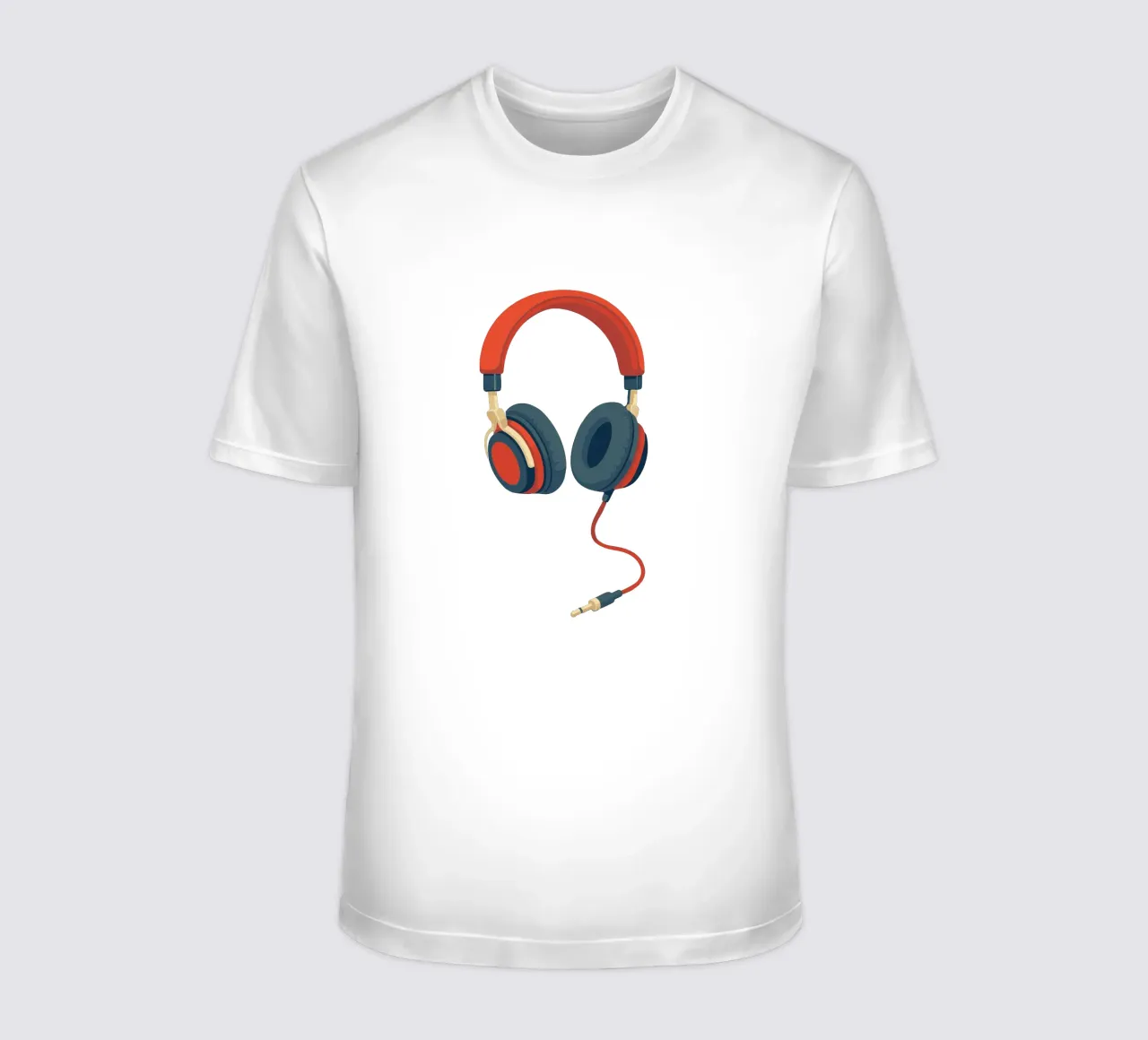 Retro Kopfhörer t-shirt da DARIA IVANOVNA