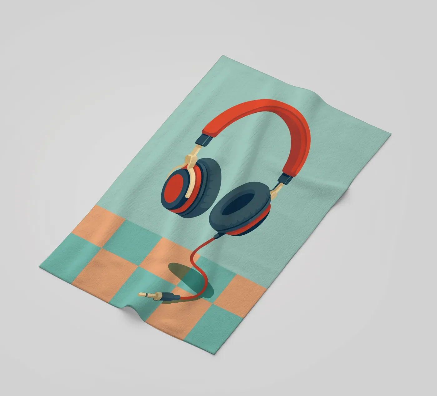 Retro Kopfhörer telo mare da DARIA IVANOVNA