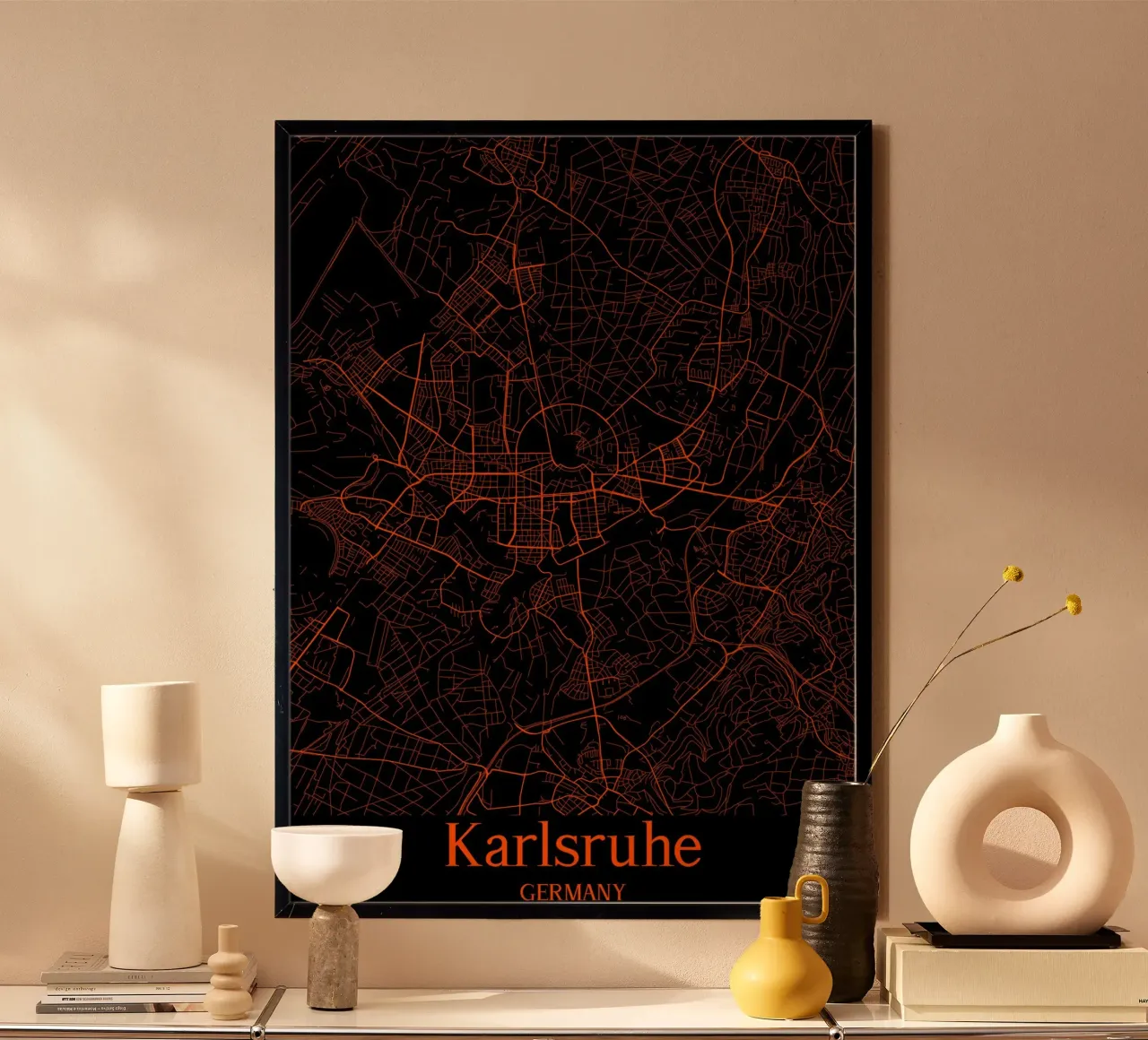 Karlsruhe carta hahnemühle da MiMap