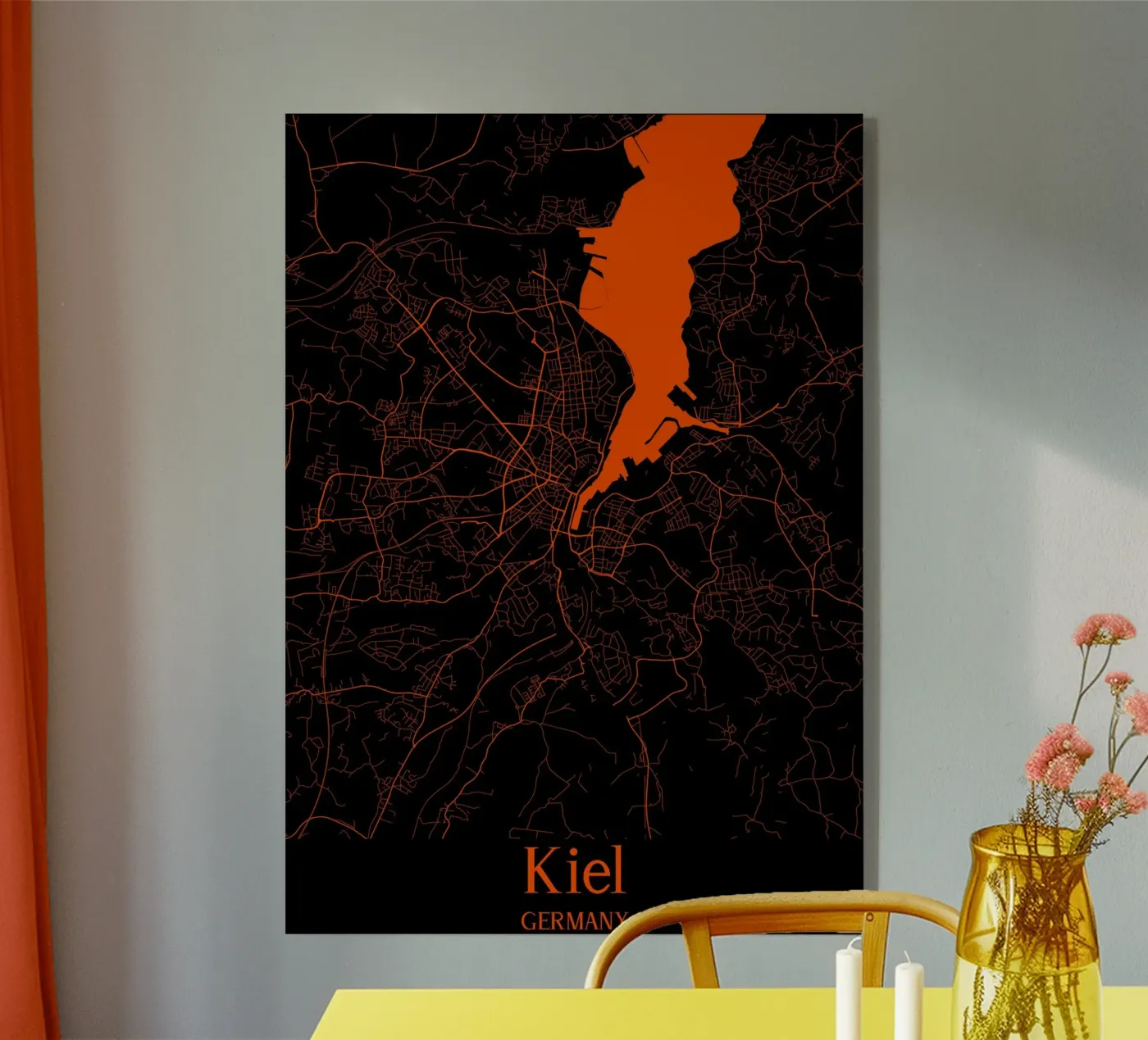 Kiel Acryl-Glas von MiMap