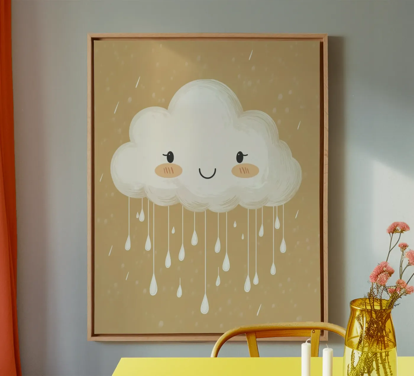 Whimsical Cloud canvas by Happy Littles