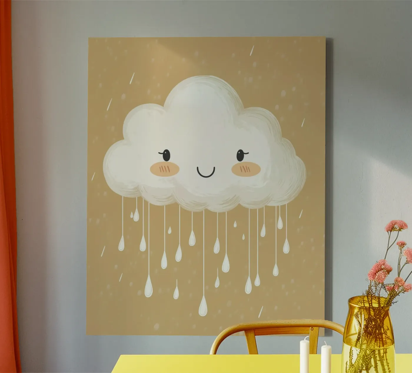 Whimsical Cloud canvas by Happy Littles