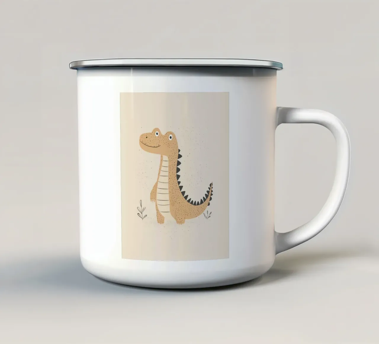 Coccodrillo stravagante tazza in smalto da Happy Littles