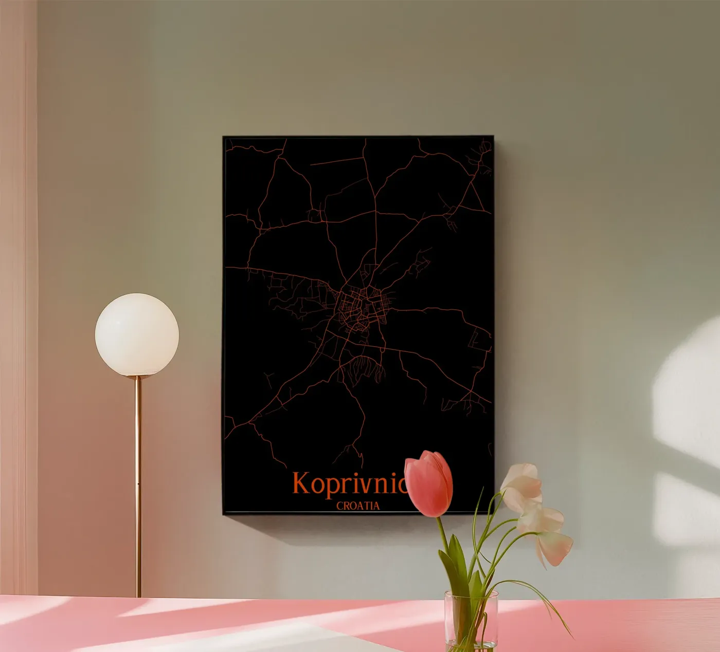 Koprivnica plexiglass da MiMap