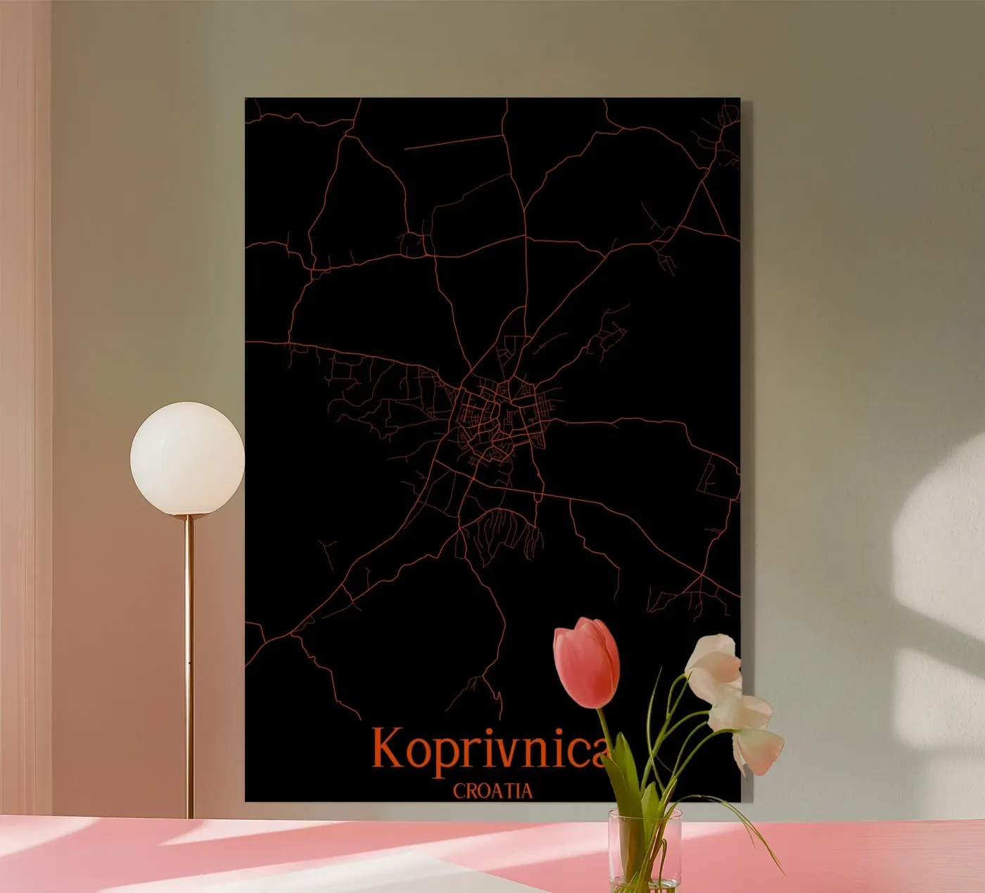 Koprivnica plexiglass da MiMap