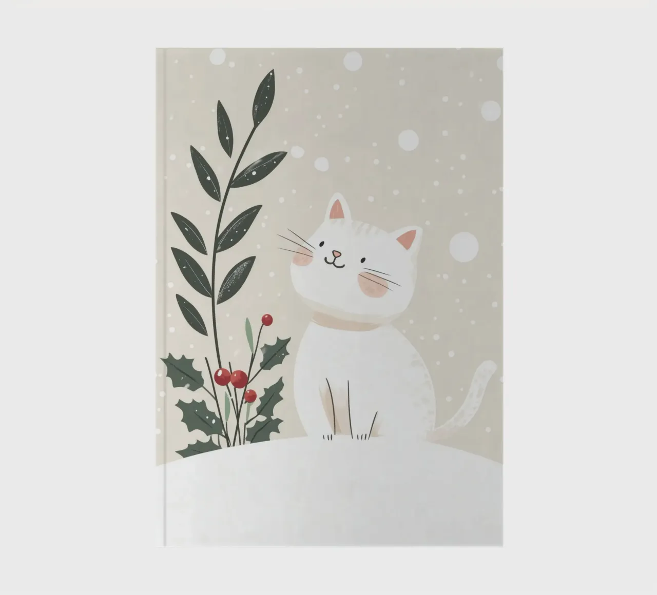 Whimsical Cat notebook by Happy Littles