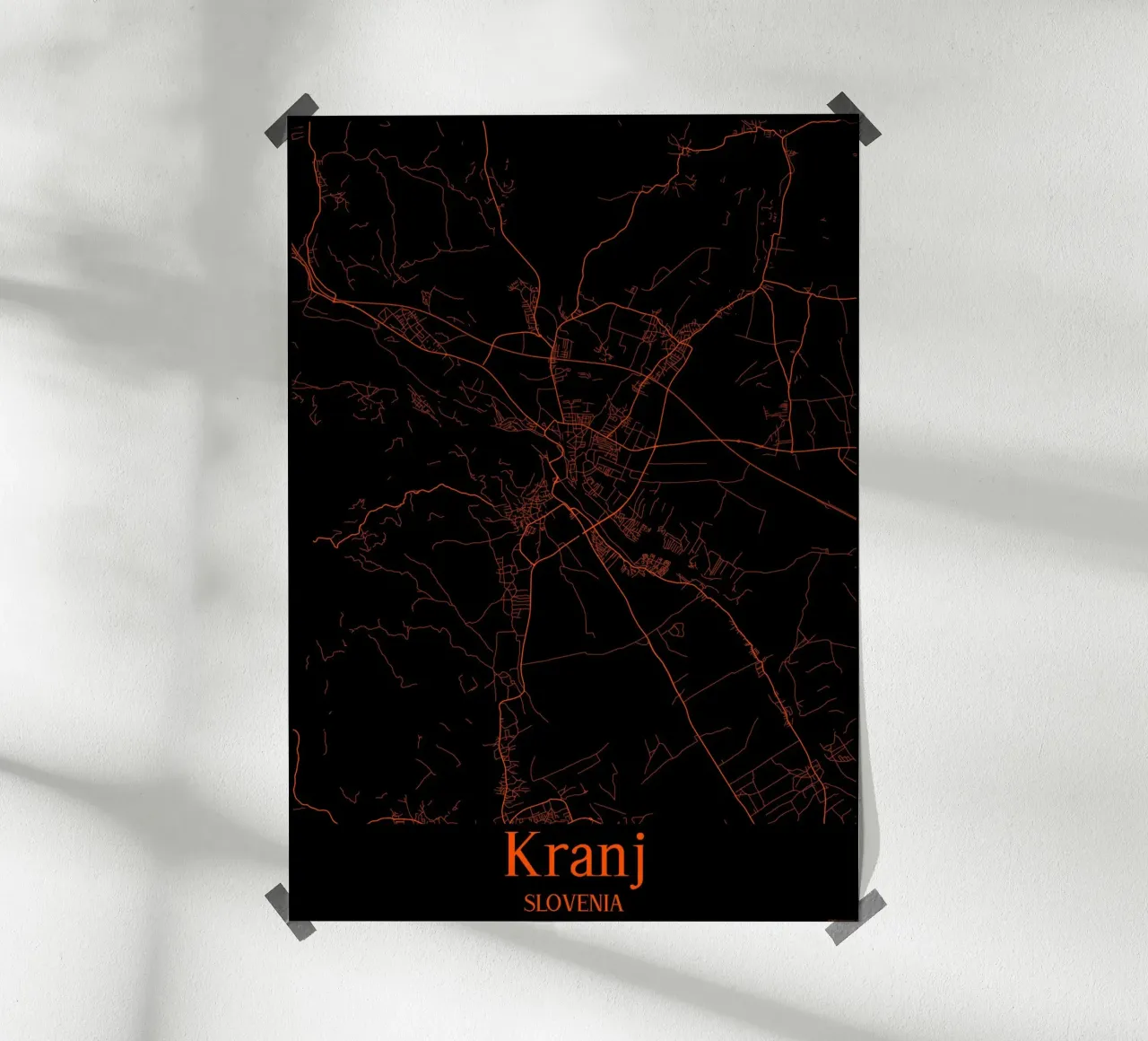 Kranj carta hahnemühle da MiMap