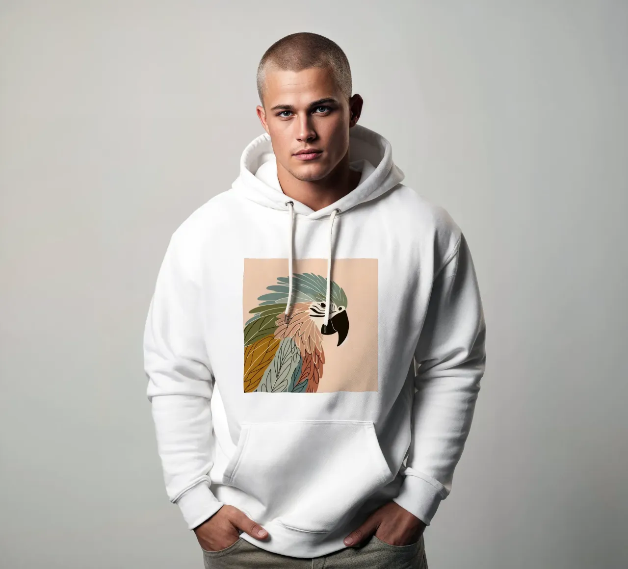 Anima colorata felpa con cappuccio da KANESYAARTS