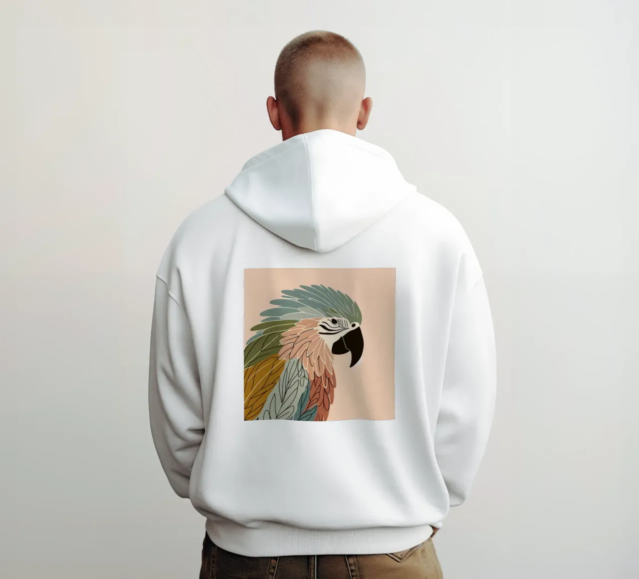 Anima colorata felpa con cappuccio da KANESYAARTS