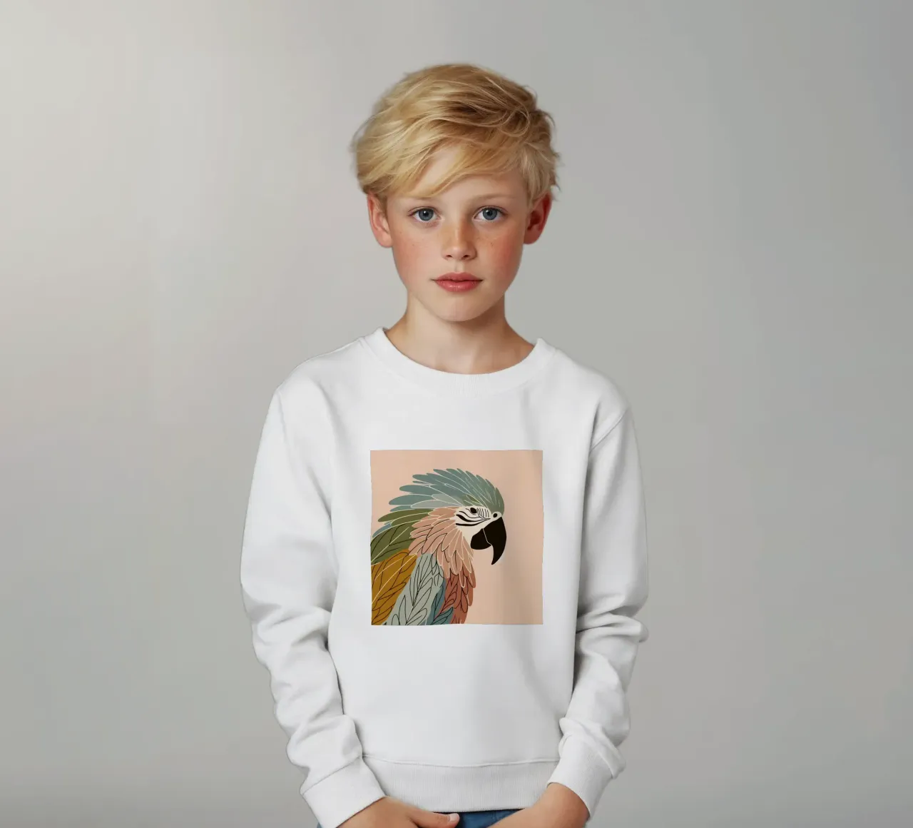 Anima colorata felpa bambino da KANESYAARTS