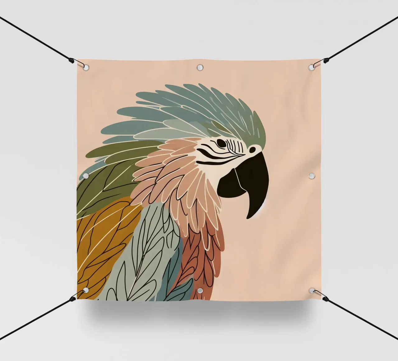 Anima colorata telo in pvc da KANESYAARTS