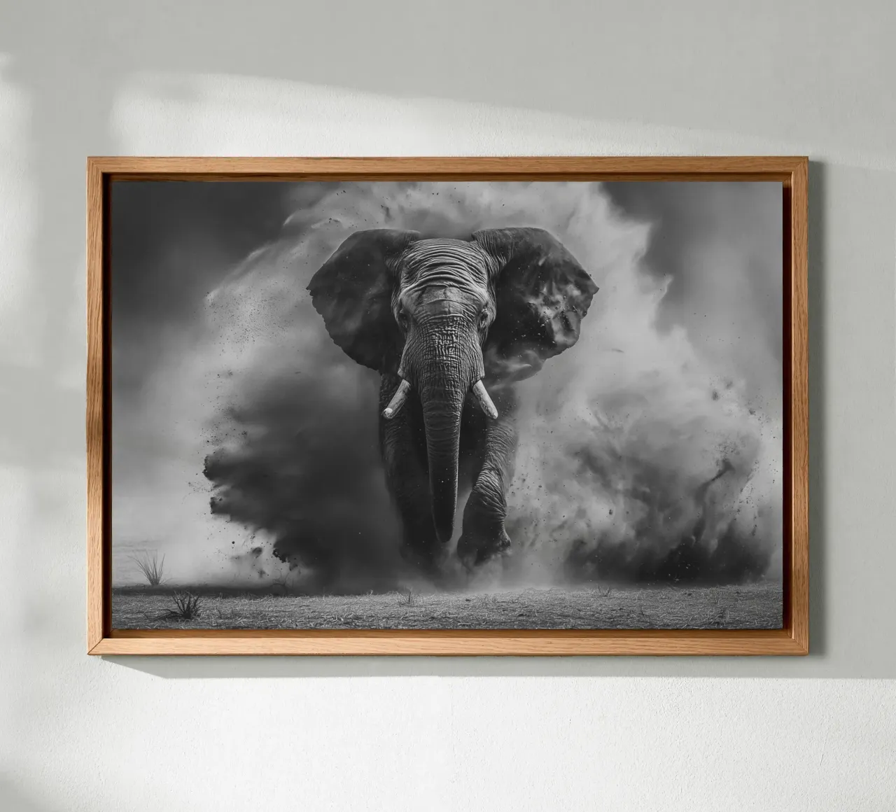 Imposing elephant power alu-dibond by Carinaprint