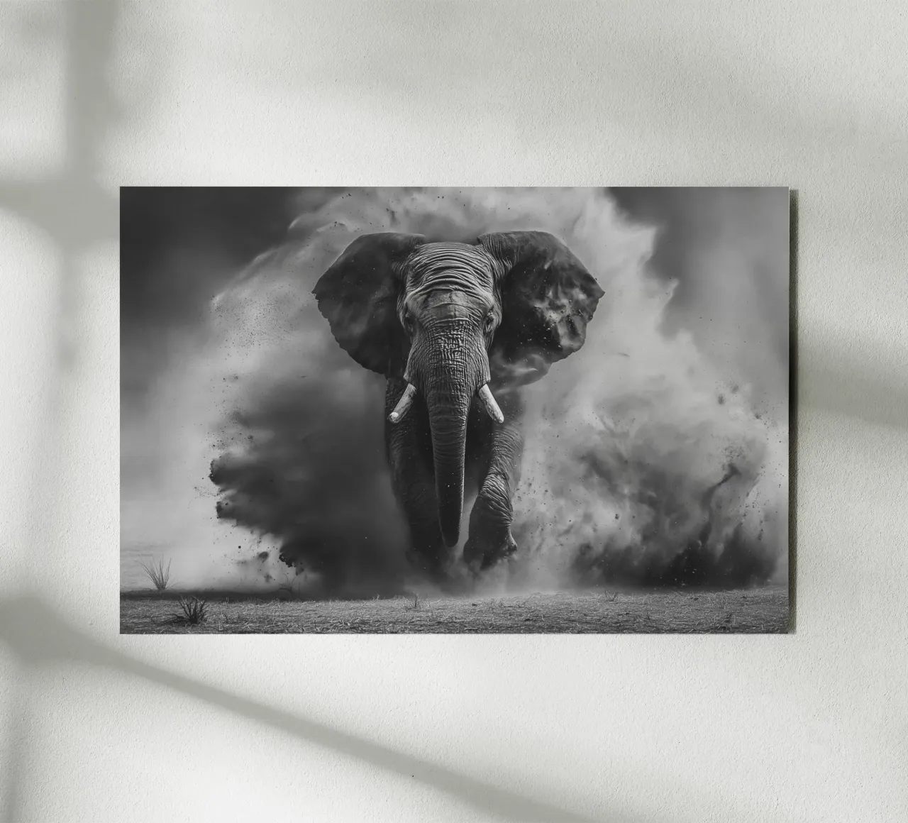 Imposing elephant power alu-dibond by Carinaprint