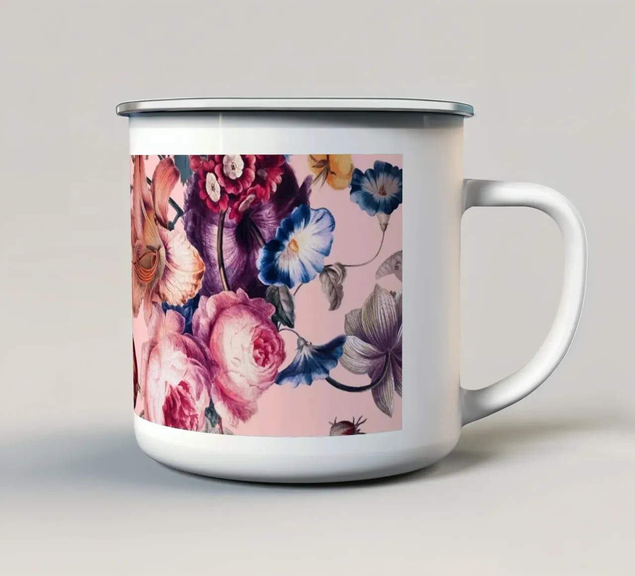 Mystic Blooms III tazza in smalto da burcukorkmazyurek