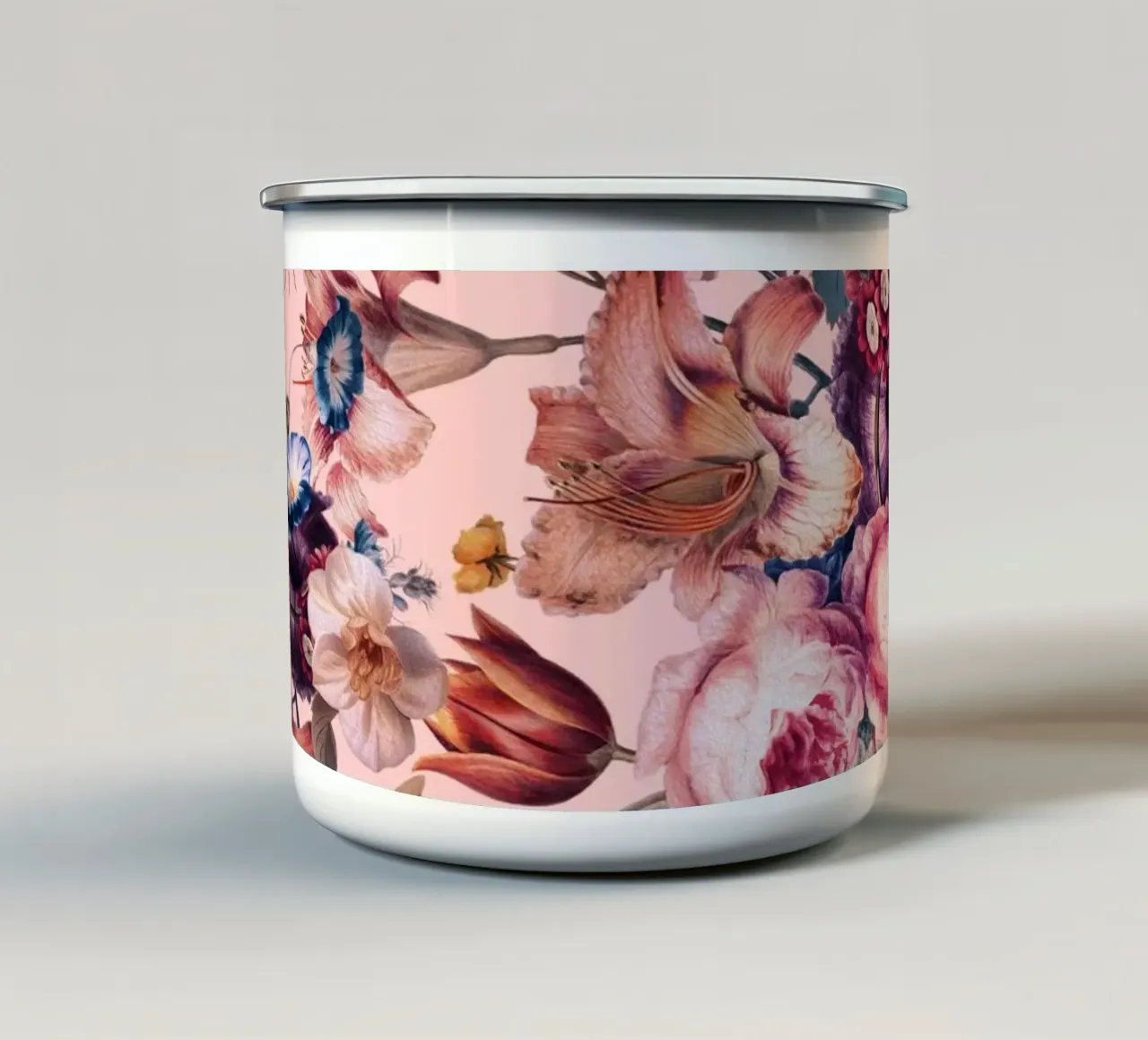 Mystic Blooms III tazza in smalto da burcukorkmazyurek