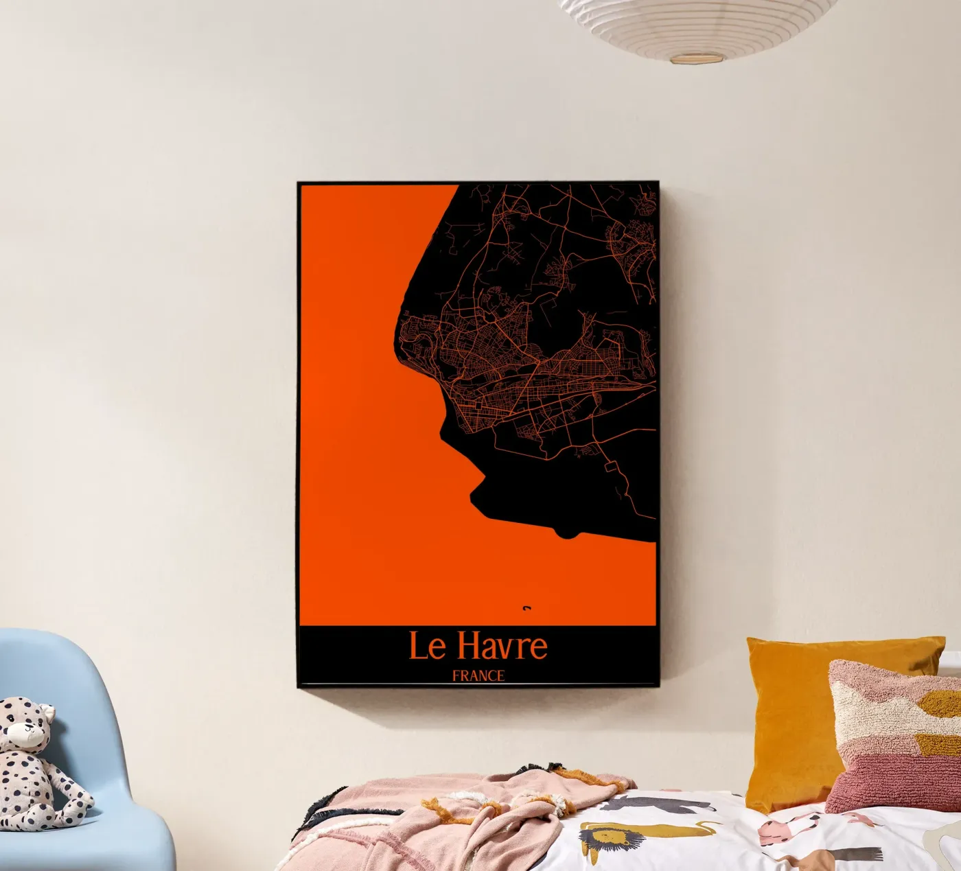 Le Havre acrylic glass by MiMap