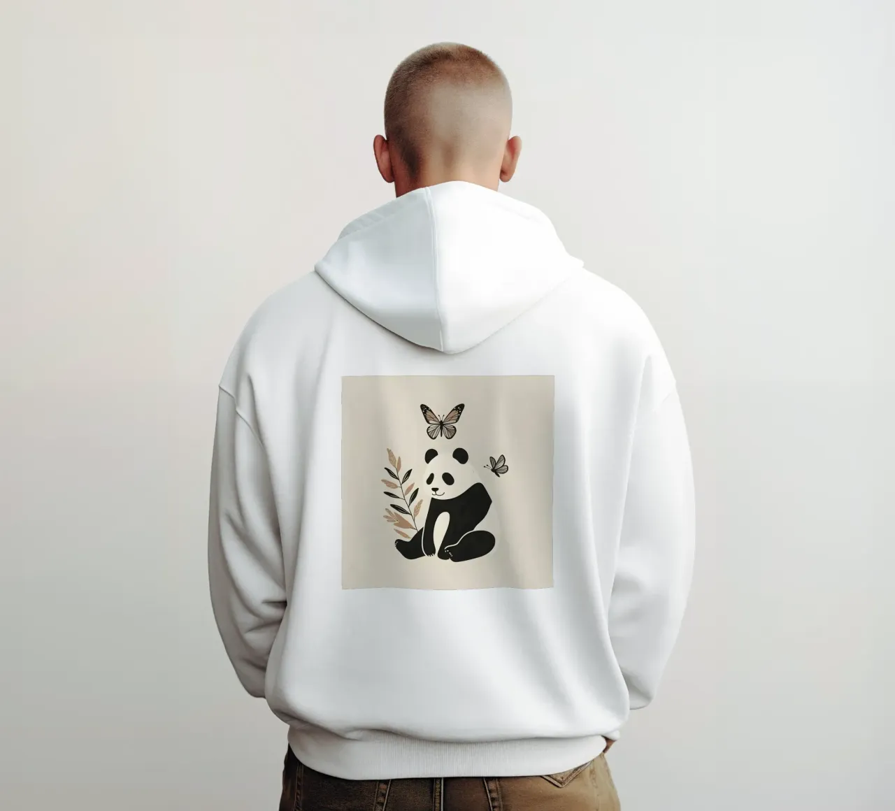 Essere presenti felpa con cappuccio da KANESYAARTS