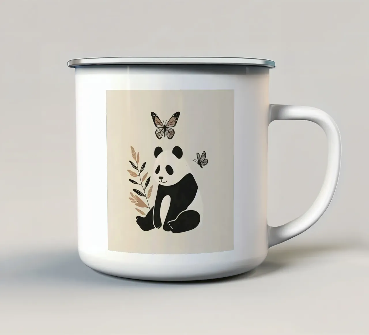 Essere presenti tazza in smalto da KANESYAARTS