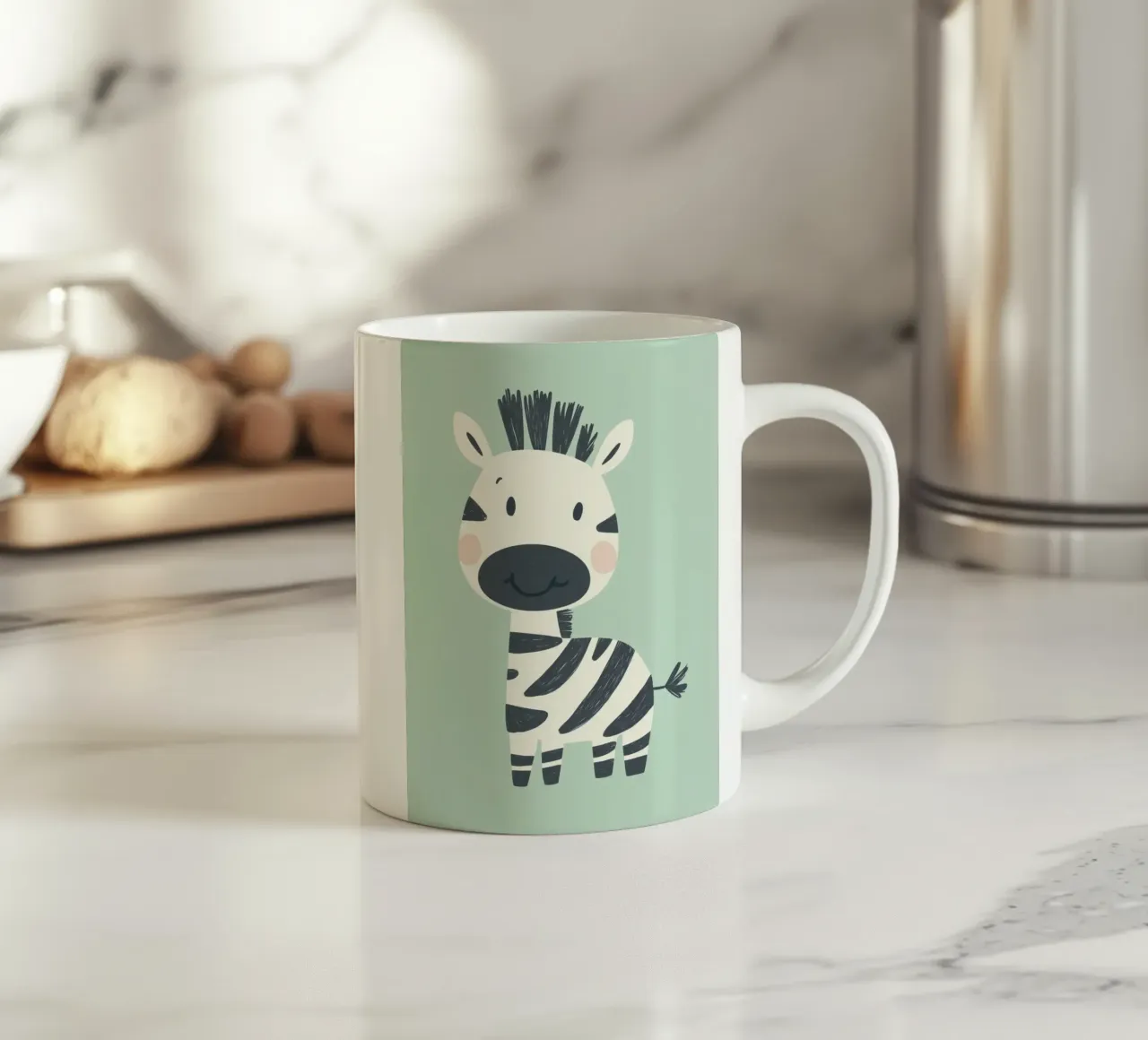 Zebra stravagante tazza in ceramica da Happy Littles