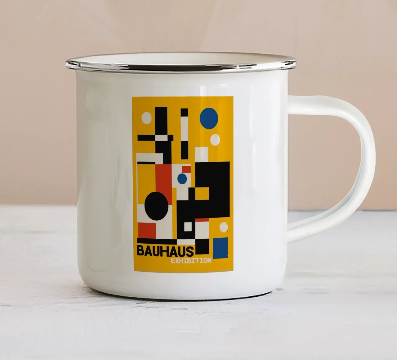 Bauhaus 1919 tazza in smalto da Chase